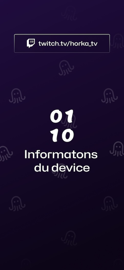 Tuto dev: Informations du Device